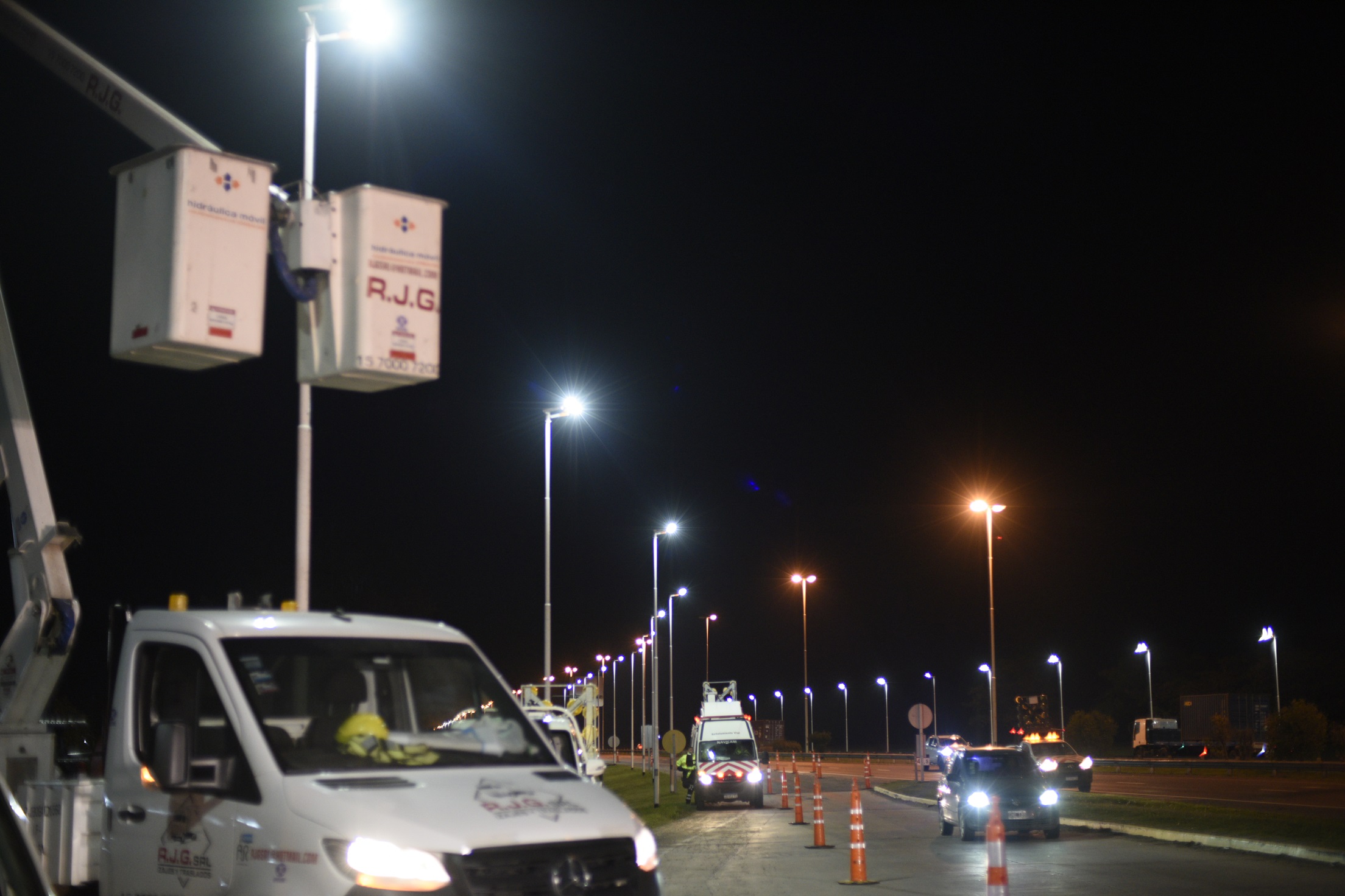imagen Corredores Viales iluminará con luces LED la Autopista Ezeiza-Cañuelas